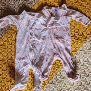 Floral and Peach Onesies